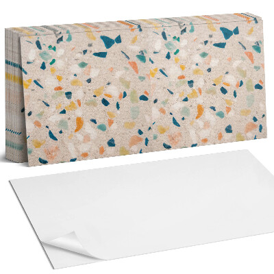 Panel samoprzylepny na ścianę Wzór z kolorowymi fragmentami