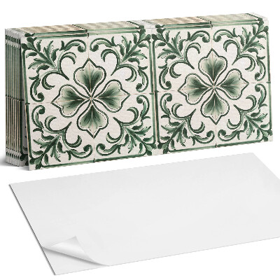 Panel ścienny do kuchni Wzór z liśćmi i sercami