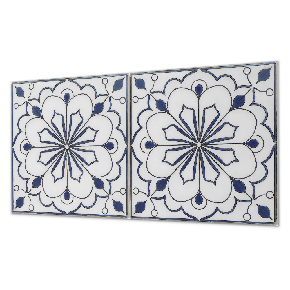 Panel ścienny do kuchni Kwiatowy wzór ceramiczny
