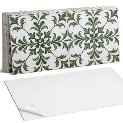 Panel ścienny do kuchni Motyw roślinny na płytce