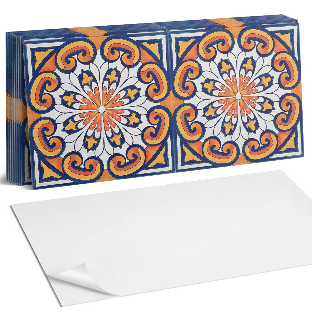 Panel ścienny do kuchni Kwiatowy wzór na tle