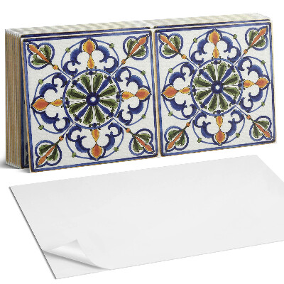 Panel ścienny do kuchni Wzór roślinny z ornamentami