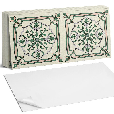 Panel samoprzylepny na ścianę Wzór kwiatowy z ornamentami