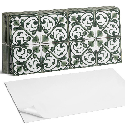 Panel ścienny do kuchni Wzór roślinny z ornamentami