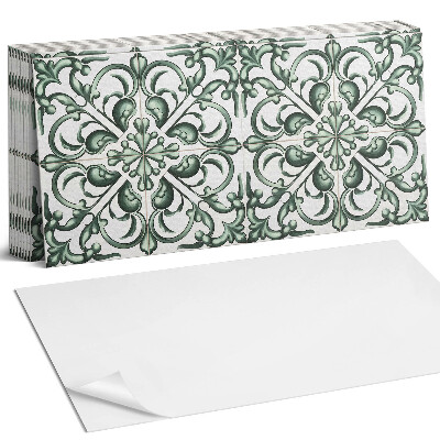 Panel ścienny do kuchni Wzór roślinny w symetrii