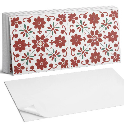 Panel dekoracyjny Wzór kwiatowy z liśćmi