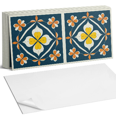 Panel dekoracyjny Kwiatowy wzór z symetrią