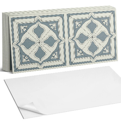 Panel ścienny do kuchni Wzór kwiatowy na płytkach