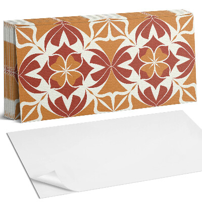 Panel samoprzylepny na ścianę Symetryczny wzór roślinny