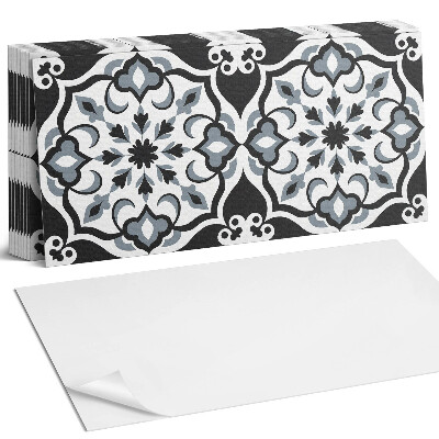 Panel ścienny do kuchni Wzór kwiatowy z ornamentami