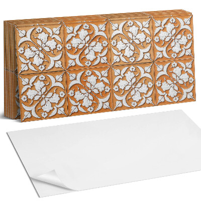 Panel ścienny do kuchni Wzór z kwiatowymi motywami