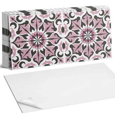 Panel ścienny do kuchni Wzór roślinny w symetrii