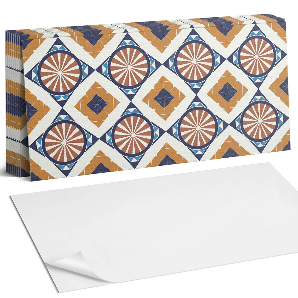 Panel ścienny do kuchni Geometryczny wzór z okręgami