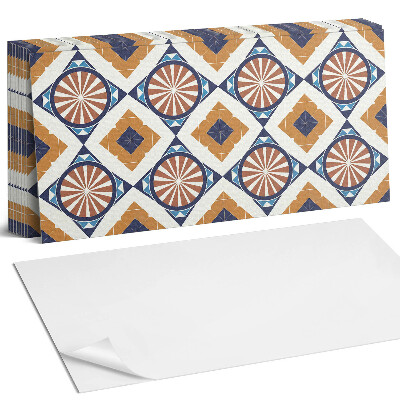 Panel ścienny do kuchni Geometryczny wzór z okręgami