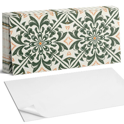 Panel samoprzylepny na ścianę Wzór kwiatowy z liśćmi