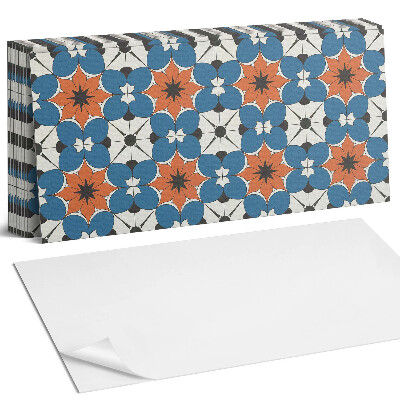 Panel ścienny do kuchni Wzór kwiatowy na tle