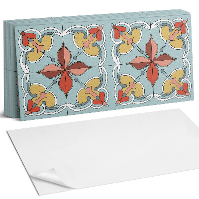 Panel ścienny do kuchni Wzór kwiatowy z detalami