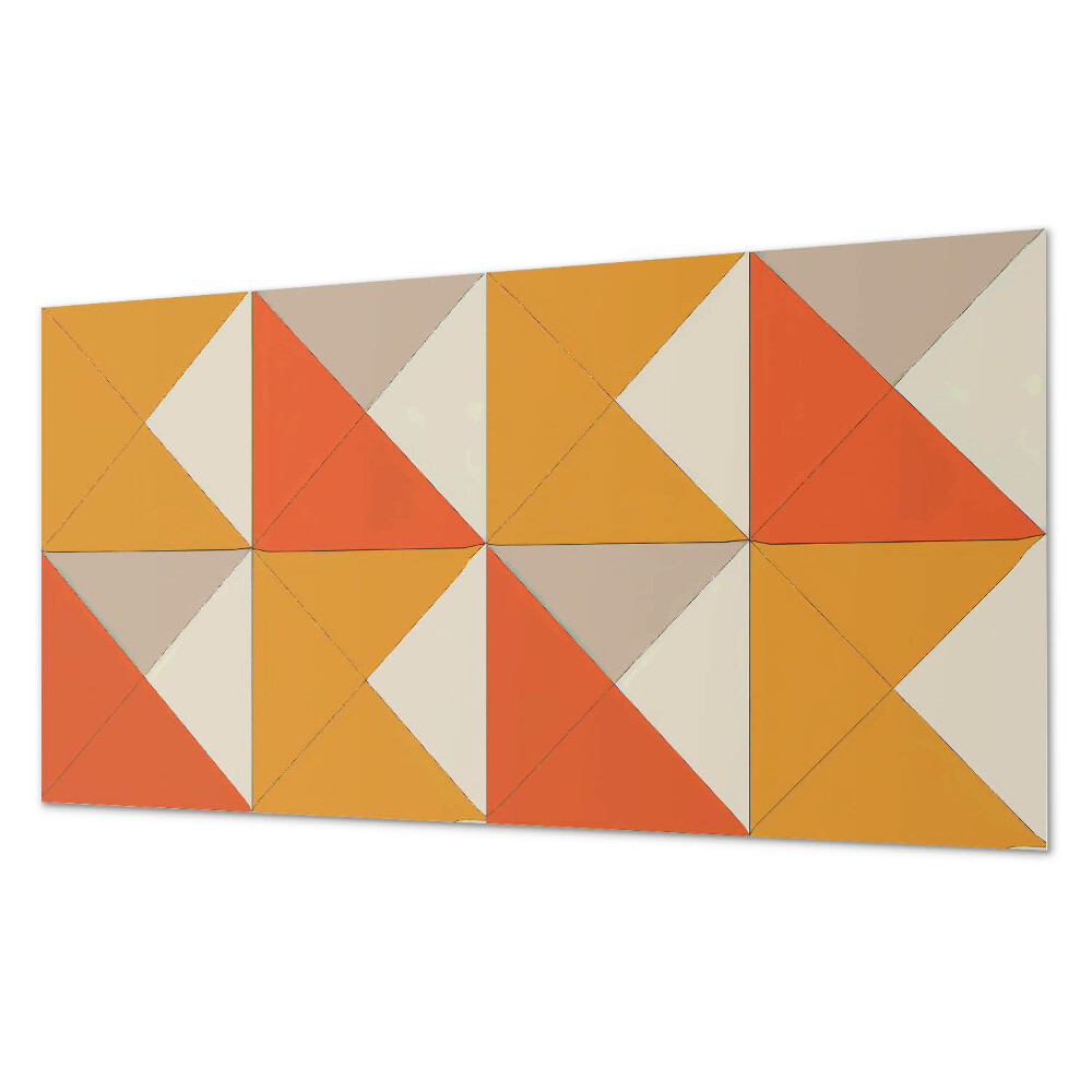 Panel samoprzylepny na ścianę Geometryczne trójkąty w układzie