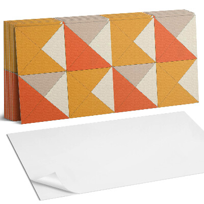 Panel samoprzylepny na ścianę Geometryczne trójkąty w układzie