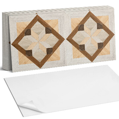 Panel samoprzylepny na ścianę Wzór geometryczny w kwadracie