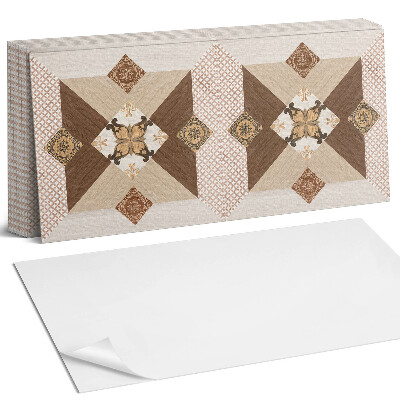 Panel samoprzylepny na ścianę Wzór mozaikowy z ornamentami