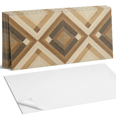 Panel samoprzylepny na ścianę Wzór geometryczny w kratę