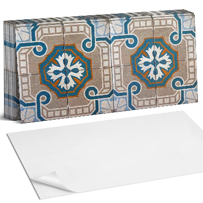 Panel ścienny do kuchni Wzór mozaiki z ornamentami