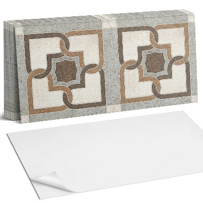 Panel samoprzylepny na ścianę Geometryczny wzór kafli