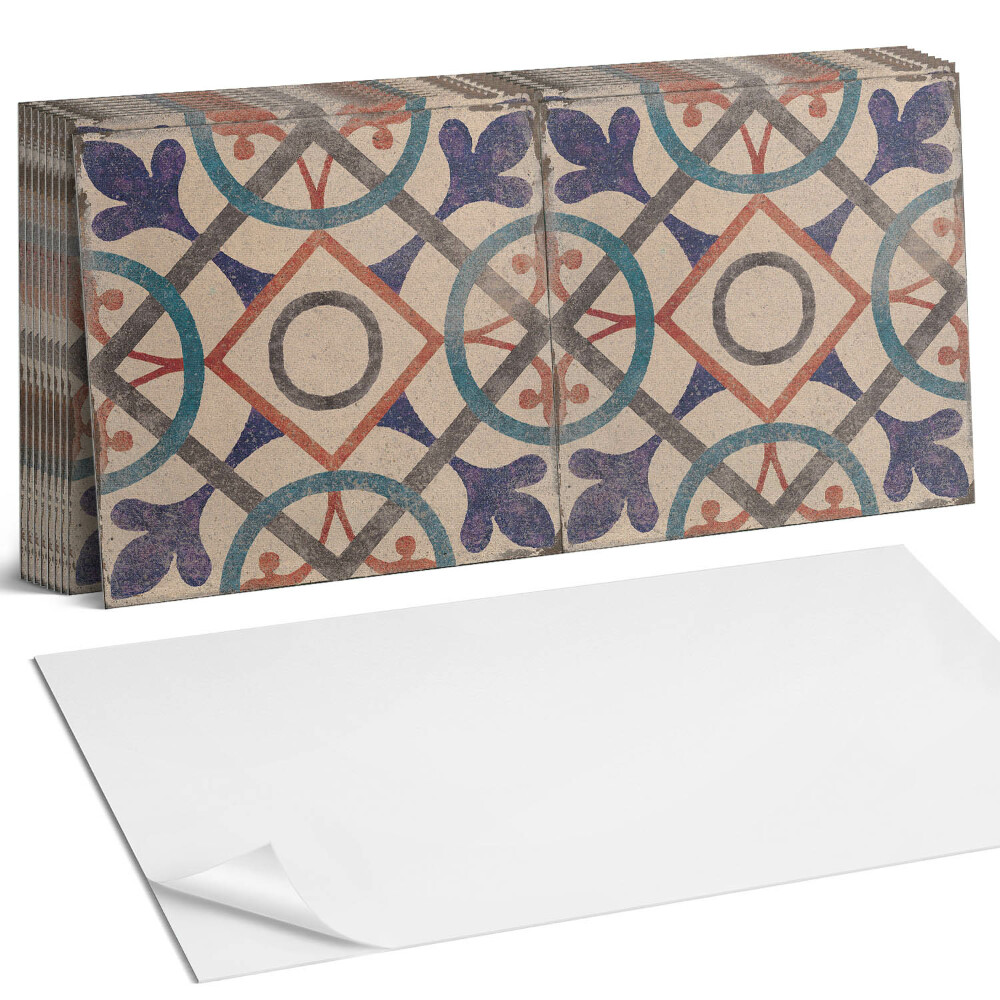 Panel ścienny do kuchni Wzór geometryczny z okręgami