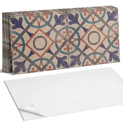 Panel ścienny do kuchni Wzór geometryczny z okręgami