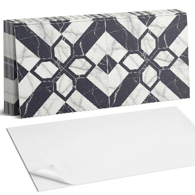 Panel samoprzylepny na ścianę Geometryczny wzór marmurowy