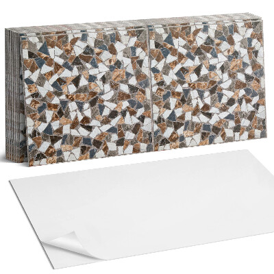 Panel ścienny do kuchni Mozaika z różnymi kształtami