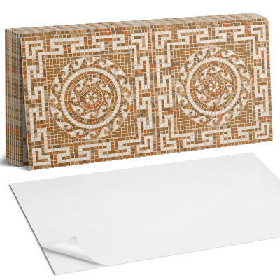 Panel ścienny do kuchni Mosaic with circular pattern