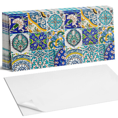 Panel ścienny do kuchni Wzory ceramiczne w mozaice