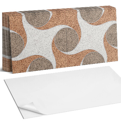 Panel dekoracyjny Wzór z okręgami i falami