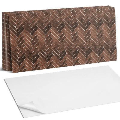 Panel ścienny do kuchni Wzór jodełkowy drewna