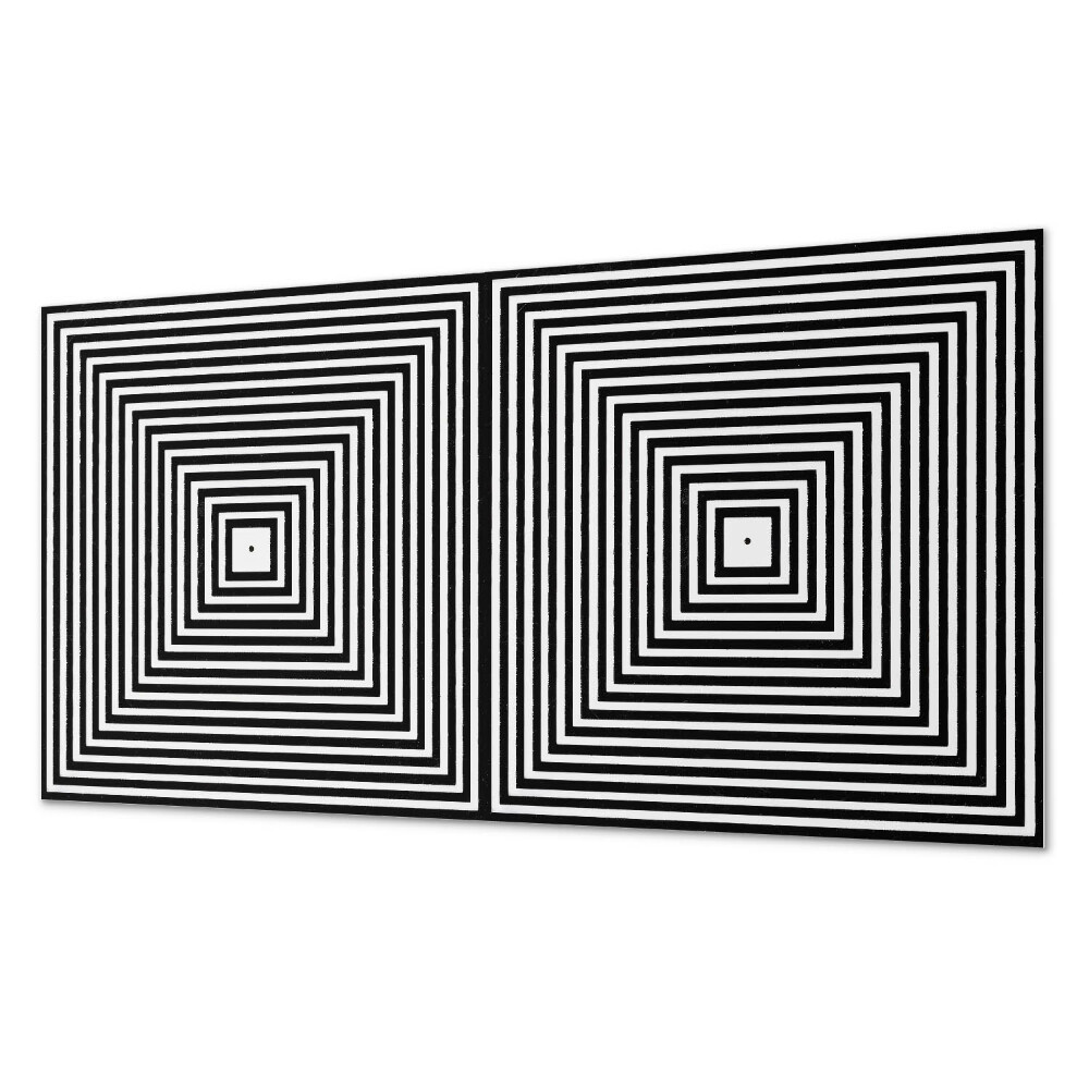 Panel samoprzylepny na ścianę Koncentryczne linie w kwadratach
