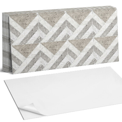 Panel samoprzylepny na ścianę Geometryczny wzór w płytkach