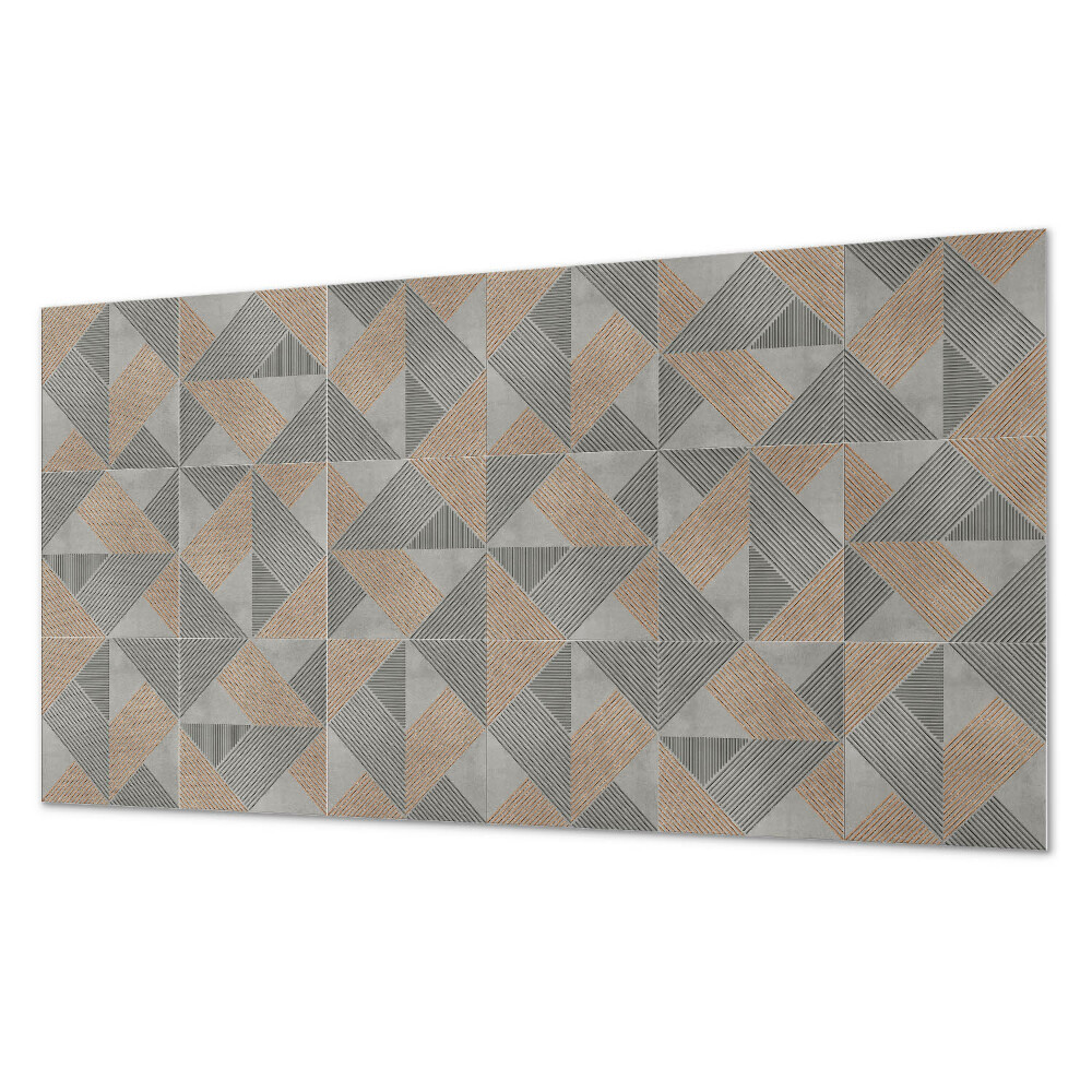 Panel samoprzylepny na ścianę Geometryczny wzór w trójkąty