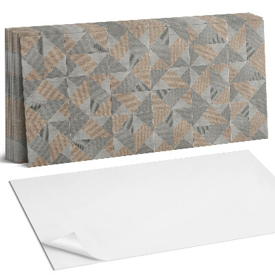 Panel samoprzylepny na ścianę Geometryczny wzór w trójkąty