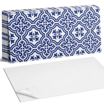 Panel ścienny do kuchni Wzór roślinny w kafelkach