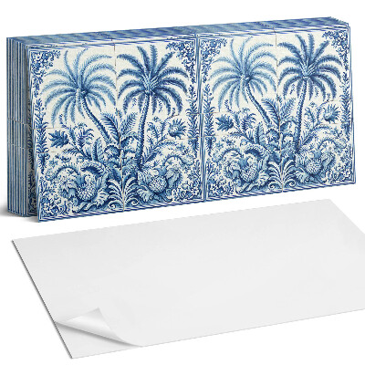 Panel samoprzylepny na ścianę Tropikalny wzór roślinny