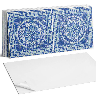 Panel samoprzylepny na ścianę Mosaic floral pattern design