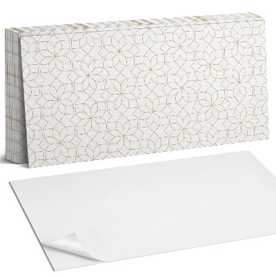 Panel samoprzylepny na ścianę Geometryczny wzór kwiatowy