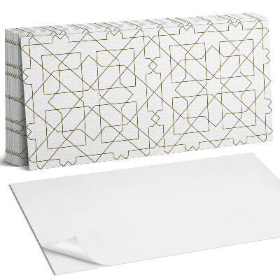 Panel samoprzylepny na ścianę Geometryczny wzór linii