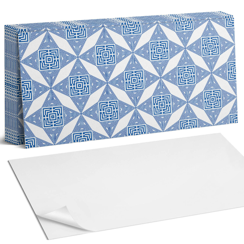 Panel ścienny do kuchni Geometryczny wzór w siatkę