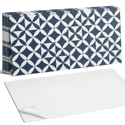 Panel ścienny do kuchni Geometryczny wzór kwiatów