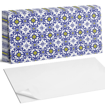 Panel ścienny do kuchni Wzór z kwiatowymi motywami