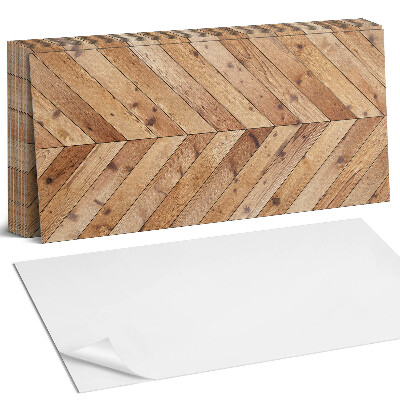 Panel dekoracyjny Wzór desek w układzie skośnym