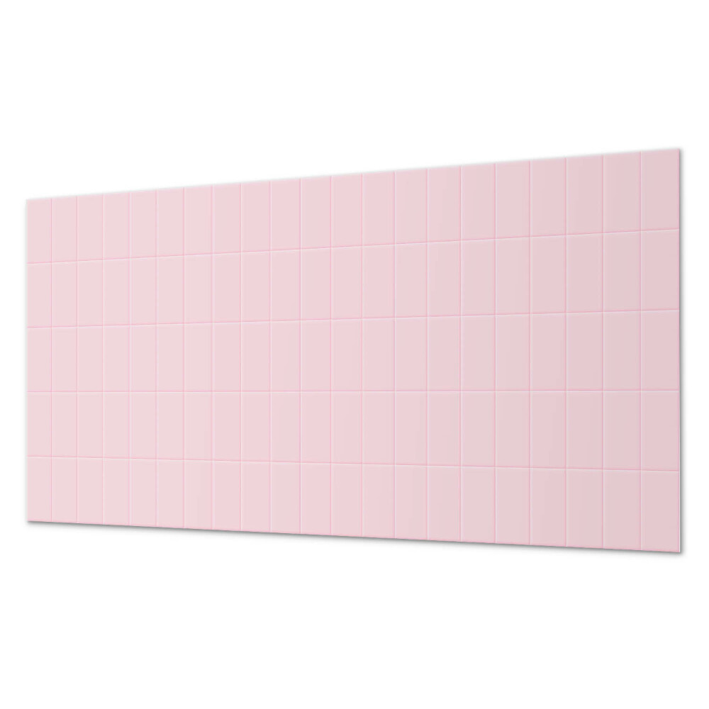 Panel ścienny do kuchni Gładkie płytki w siatce